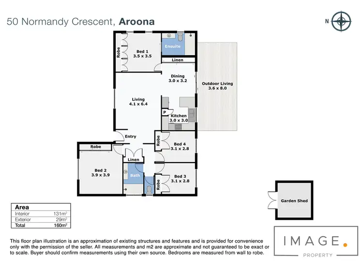 Floorplan of Homely house listing, 50 Normandy Crescent, Aroona QLD 4551