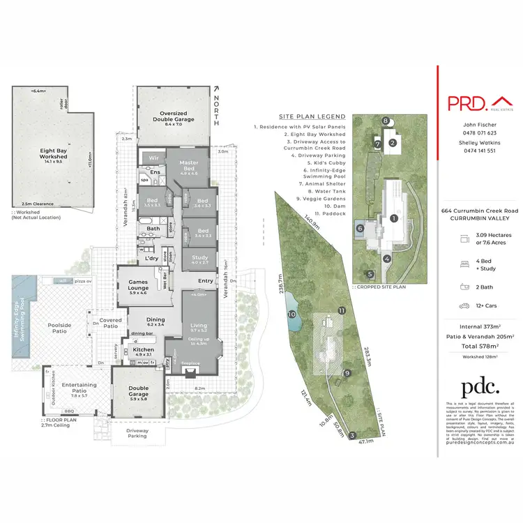 Floorplan of Homely house listing, 664 Currumbin Creek Road, Currumbin Valley QLD 4223