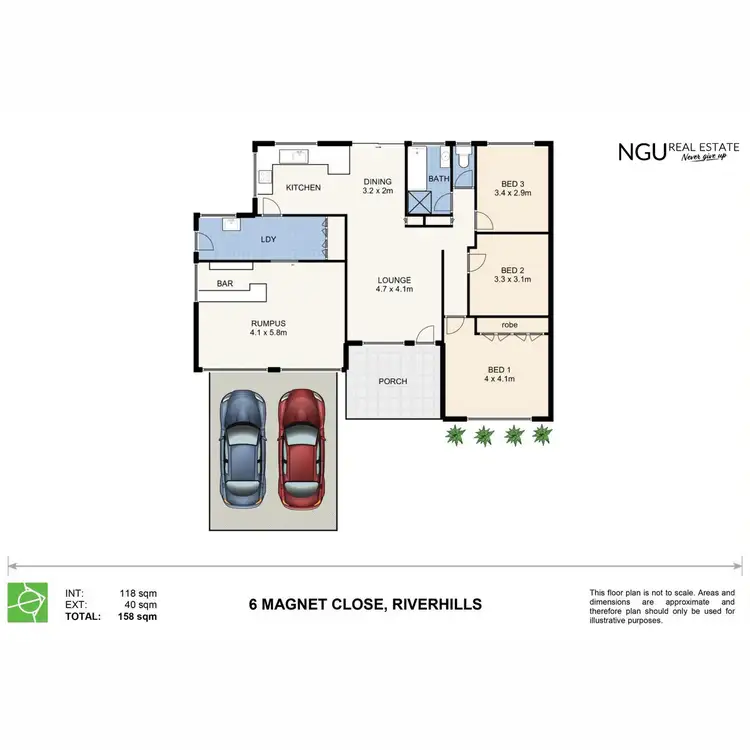 Floorplan of Homely house listing, 6 Magnet Close, Riverhills QLD 4074