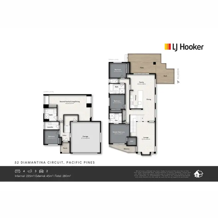 Floorplan of Homely house listing, 52 Diamantina Circuit, Pacific Pines QLD 4211