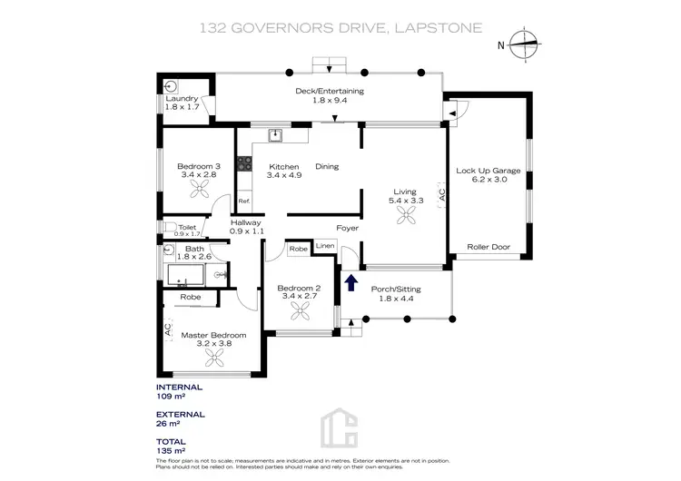 Floorplan of Homely house listing, 132 Governors Drive, Lapstone NSW 2773