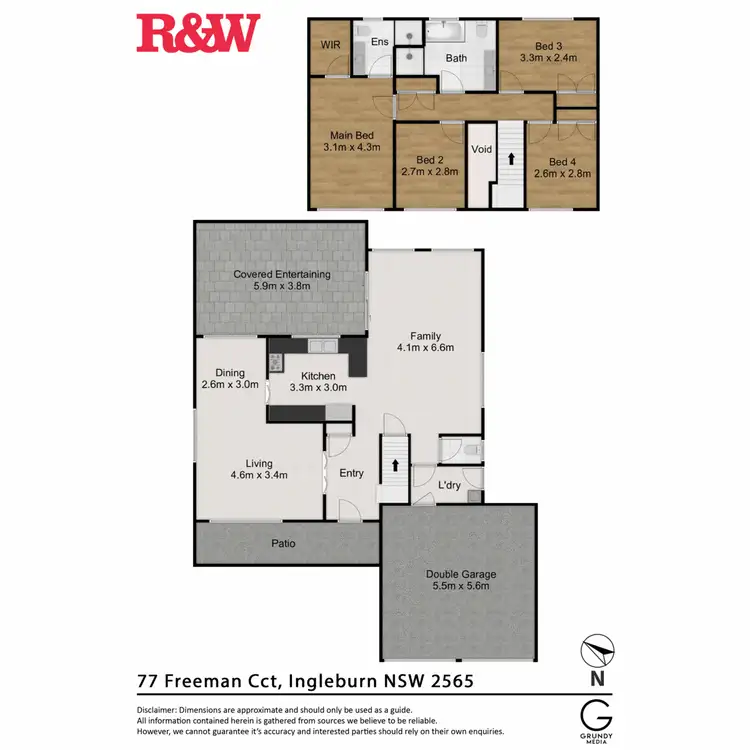 Floorplan of Homely house listing, 77 Freeman Circuit, Ingleburn NSW 2565