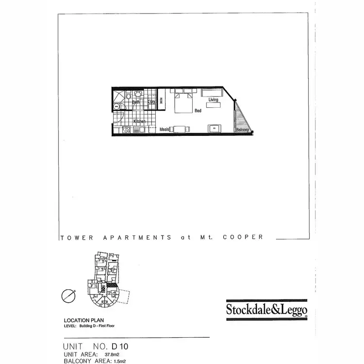 Floorplan of Homely apartment listing, 10/1191 Plenty Road, Bundoora VIC 3083