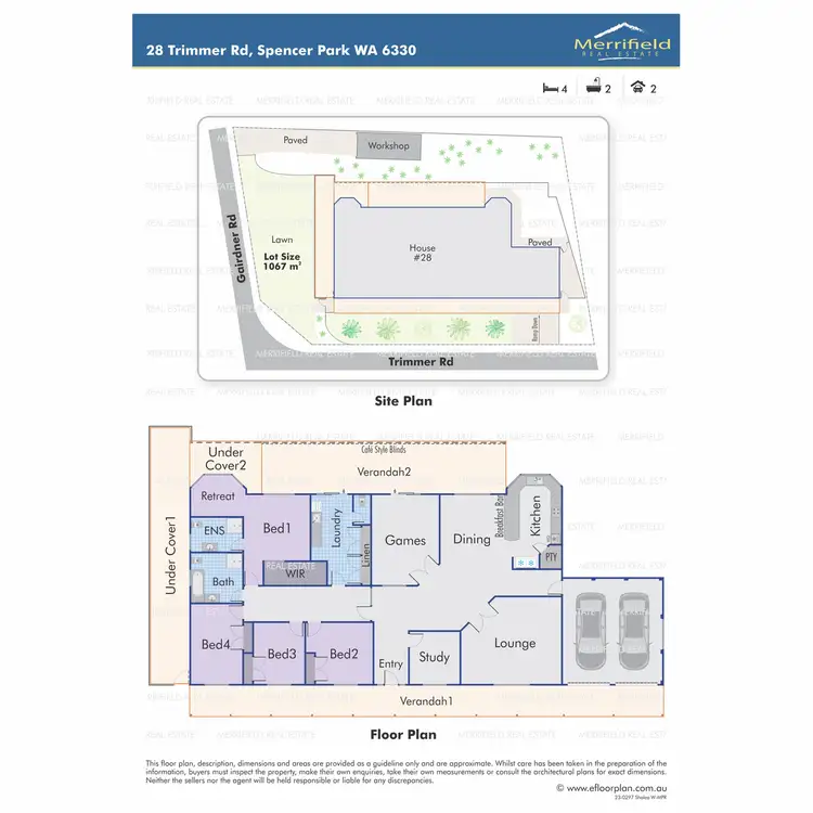 Floorplan of Homely house listing, 28 Trimmer Road, Spencer Park WA 6330