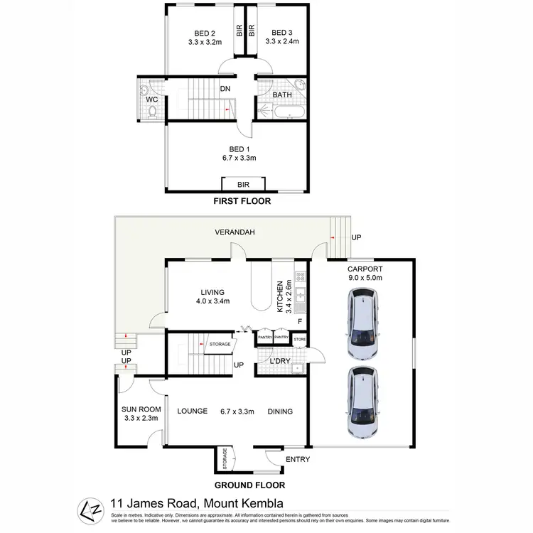 Floorplan of Homely house listing, 11 James Road, Mount Kembla NSW 2526