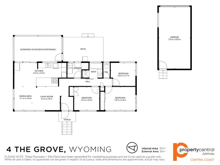 Floorplan of Homely house listing, 4 The Grove, Wyoming NSW 2250