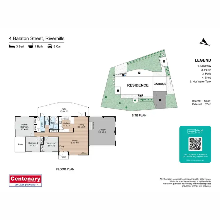 Floorplan of Homely house listing, 4 Balaton Street, Riverhills QLD 4074