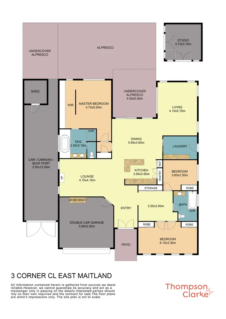 Floorplan of Homely house listing, 3 Corner Close, East Maitland NSW 2323