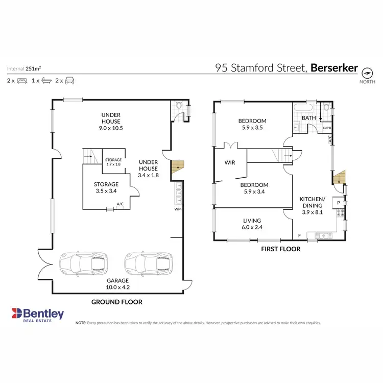 Floorplan of Homely house listing, 95 Stamford Street, Berserker QLD 4701