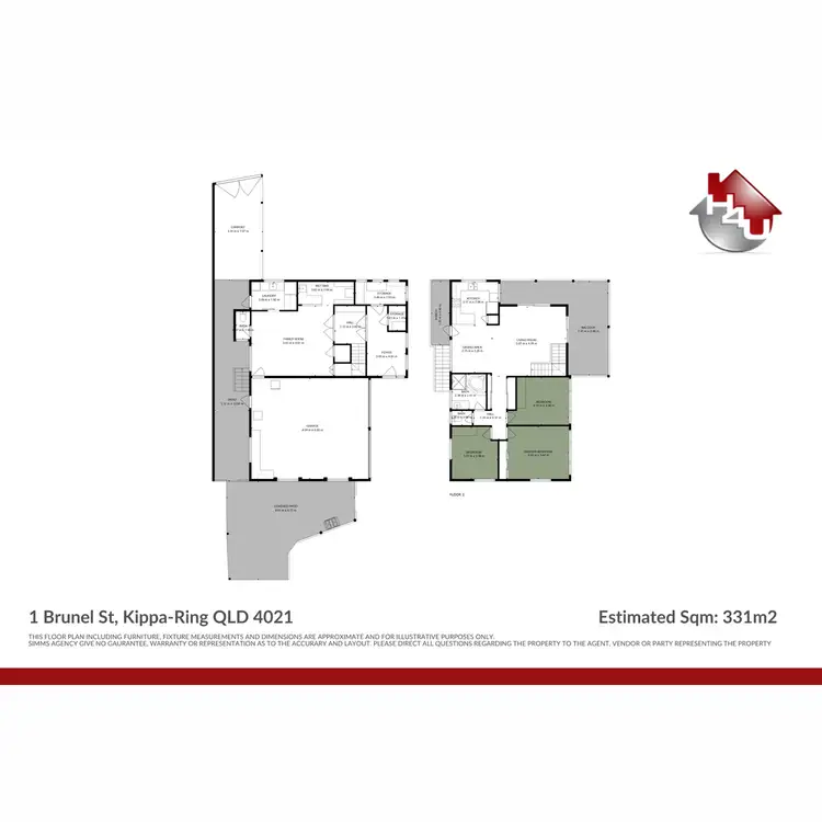 Floorplan of Homely house listing, 1 Brunel Street, Kippa-Ring QLD 4021