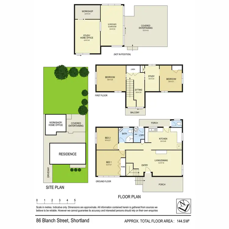 Floorplan of Homely house listing, 86 Blanch Street, Shortland NSW 2307