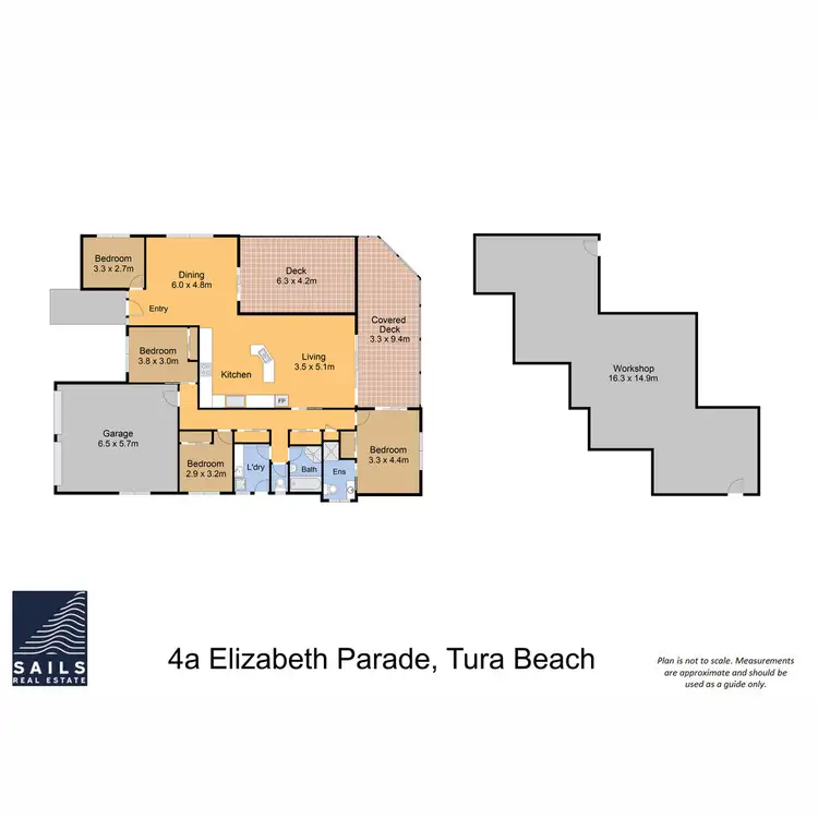 Floorplan of Homely house listing, 4A Elizabeth Parade, Tura Beach NSW 2548