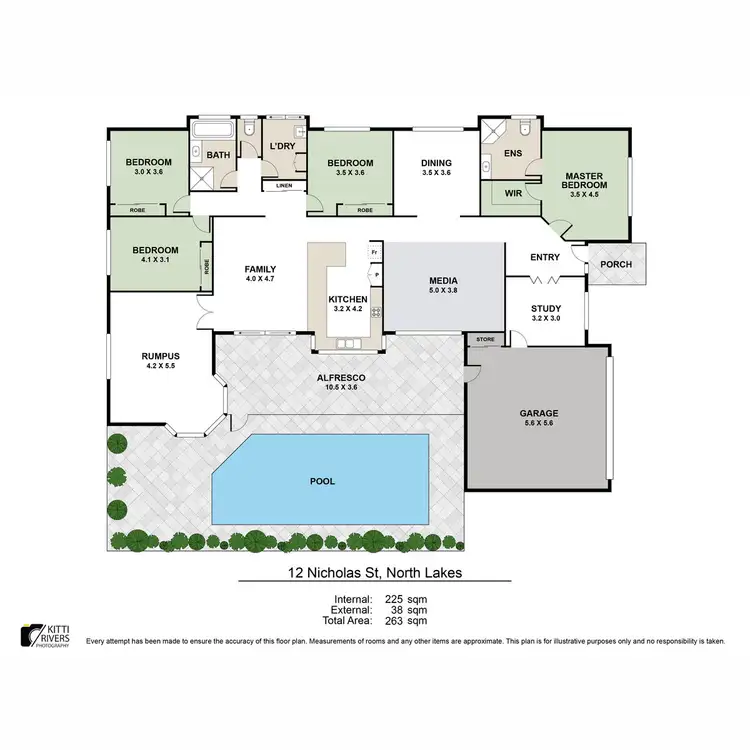 Floorplan of Homely house listing, 12 Nicholas Street, North Lakes QLD 4509