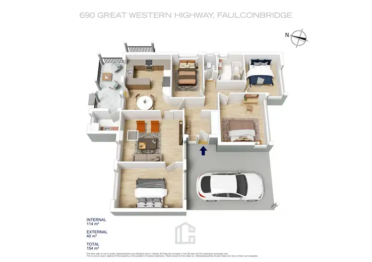 Floorplan of Homely house listing, 690 Great Western Highway, Faulconbridge NSW 2776