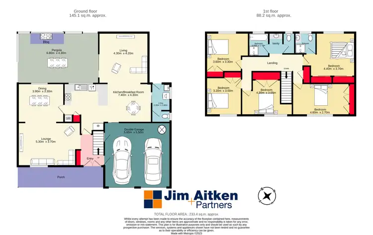 Floorplan of Homely house listing, 8 Watt Place, Emu Plains NSW 2750
