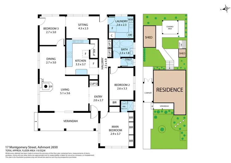 Floorplan of Homely house listing, 17 Montgomery Street, Ashmont NSW 2650