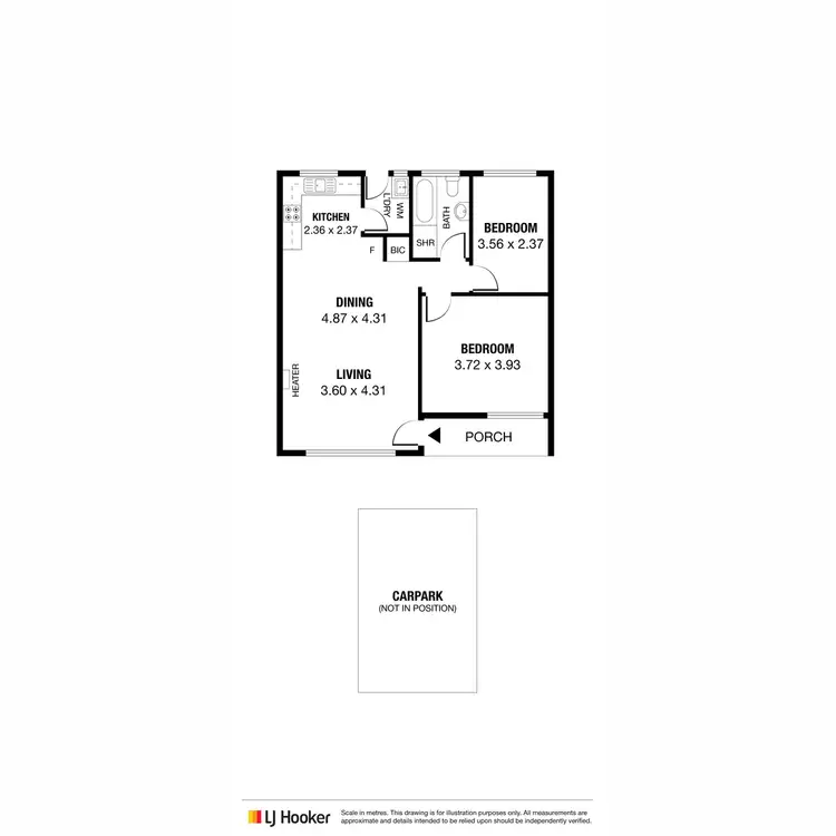 Floorplan of Homely house listing, 4 / 36 Cresdee Road, Campbelltown SA 5074
