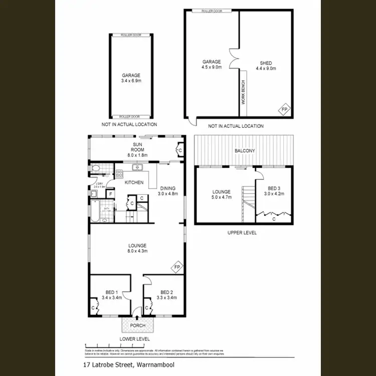 Floorplan of Homely house listing, 17 Latrobe Street, Warrnambool VIC 3280