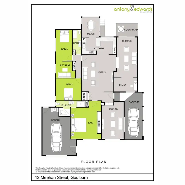 Floorplan of Homely house listing, 12 Meehan Street, Goulburn NSW 2580