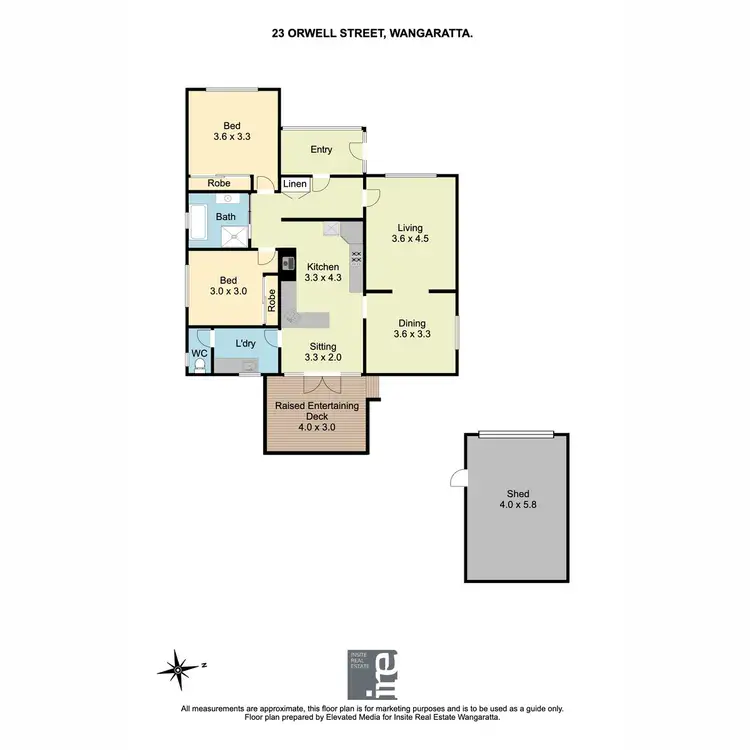 Floorplan of Homely house listing, 23 Orwell Street, Wangaratta VIC 3677