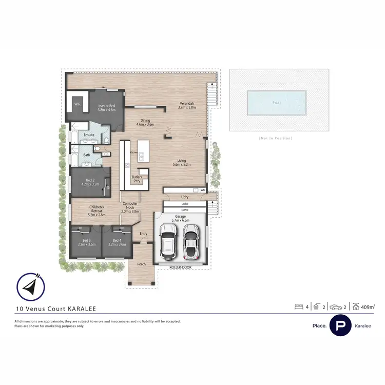 Floorplan of Homely house listing, 10 Venus Court, Karalee QLD 4306