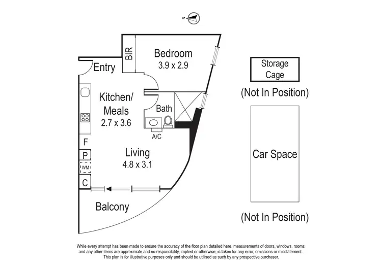 Floorplan of Homely apartment listing, 213/26 Breese Street, Brunswick VIC 3056