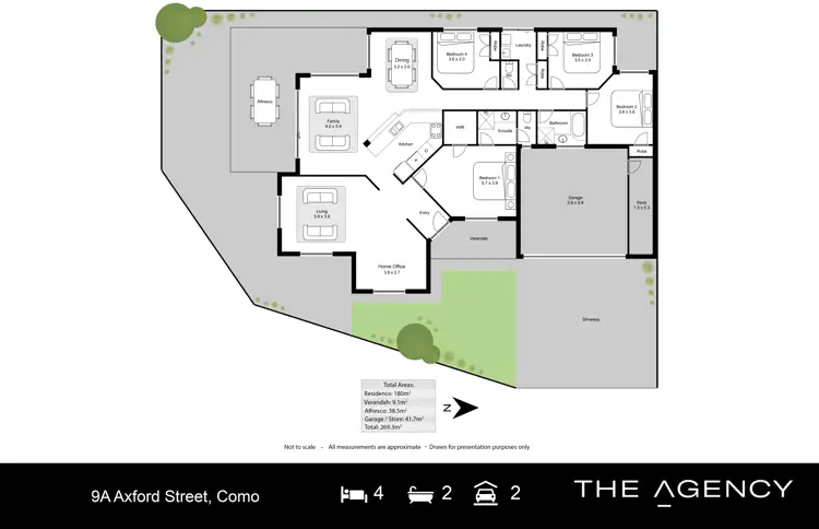Floorplan of Homely house listing, 9A Axford Street, Como WA 6152