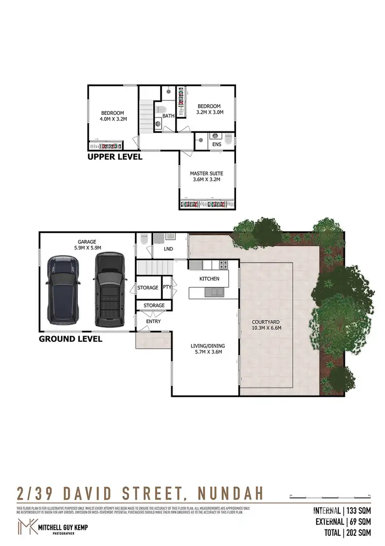 Floorplan of Homely townhouse listing, 2/39 David Street, Nundah QLD 4012