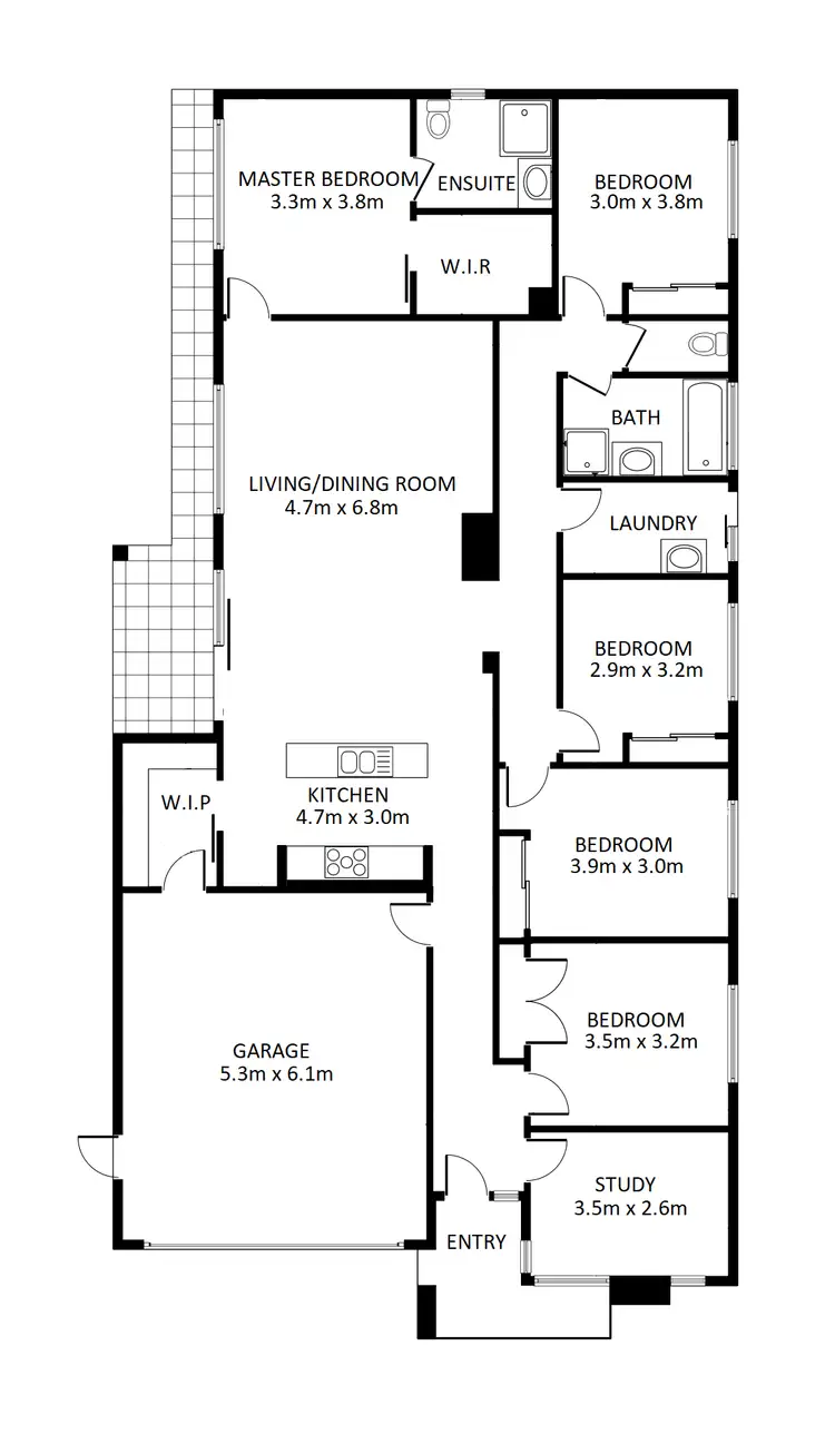 Floorplan of Homely house listing, 20 Keysor Way, Wodonga VIC 3690