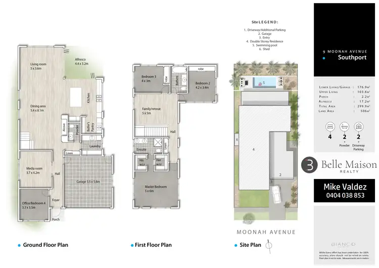 Floorplan of Homely house listing, 9 Moonah Avenue, Southport QLD 4215