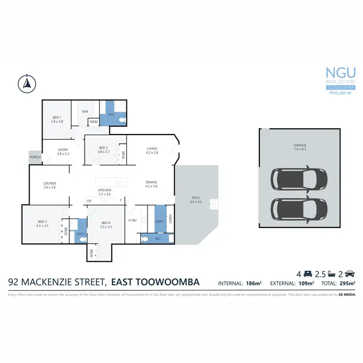 Floorplan of Homely house listing, 92 Mackenzie Street, East Toowoomba QLD 4350