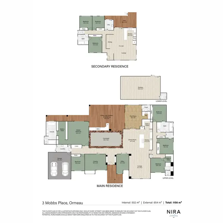 Floorplan of Homely rural property listing, 3 Mobbs Place, Ormeau QLD 4208