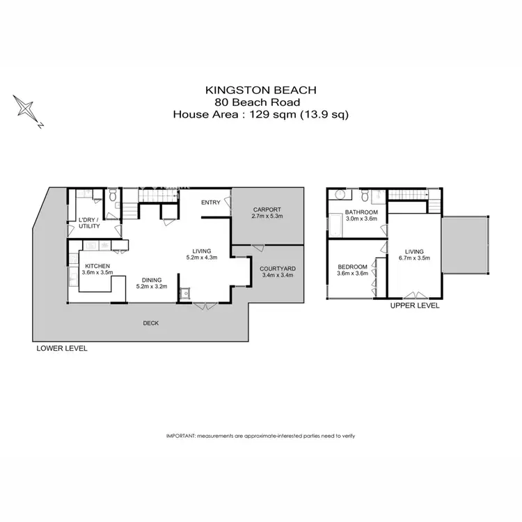 Floorplan of Homely house listing, 80 Beach Road, Kingston Beach TAS 7050
