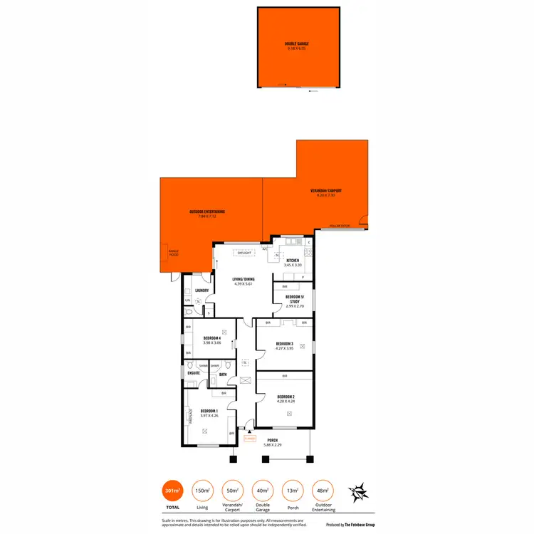 Floorplan of Homely house listing, 48 Canterbury Avenue, Trinity Gardens SA 5068