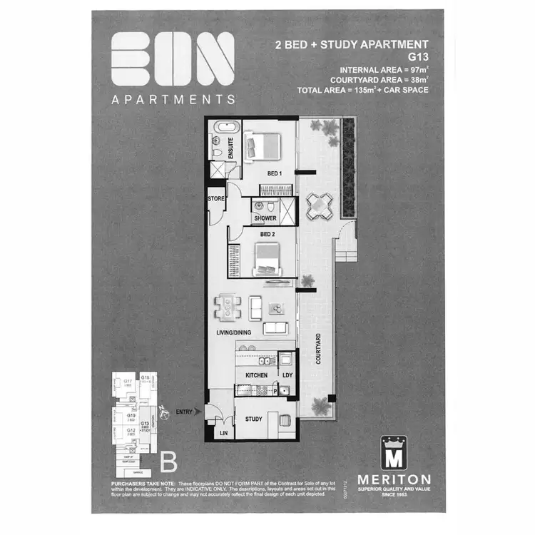 Floorplan of Homely apartment listing, G13/19 Grandstand Parade, Zetland NSW 2017