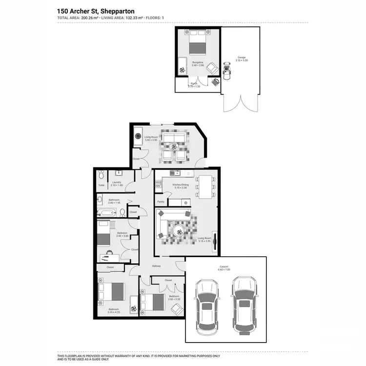 Floorplan of Homely house listing, 150 Archer Street, Shepparton VIC 3630