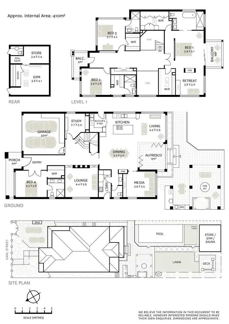 Floorplan of Homely house listing, 17 Earl Street, Hunters Hill NSW 2110