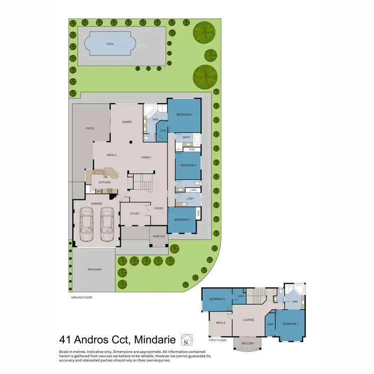 Floorplan of Homely house listing, 41 Andros Circuit, Mindarie WA 6030