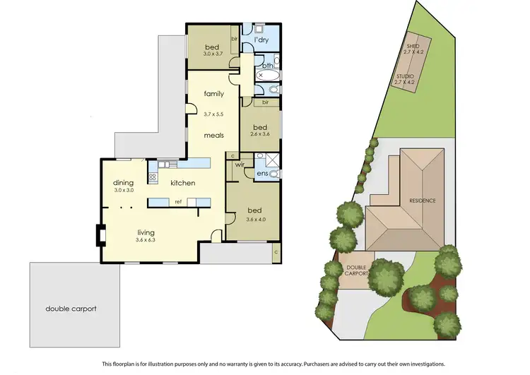 Floorplan of Homely house listing, 19 Hamilton Grove, Frankston South VIC 3199