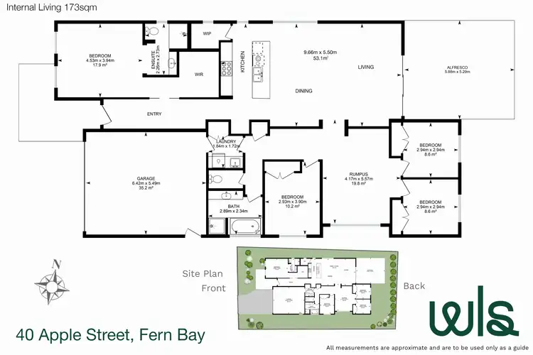 Floorplan of Homely house listing, 40 Apple Street, Fern Bay NSW 2295