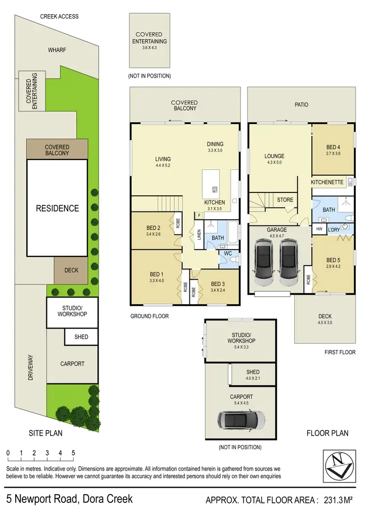 Floorplan of Homely house listing, 5 Newport Road, Dora Creek NSW 2264