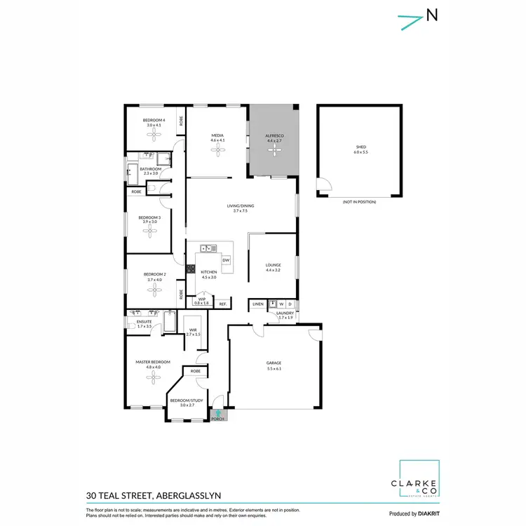 Floorplan of Homely house listing, 30 Teal Street, Aberglasslyn NSW 2320