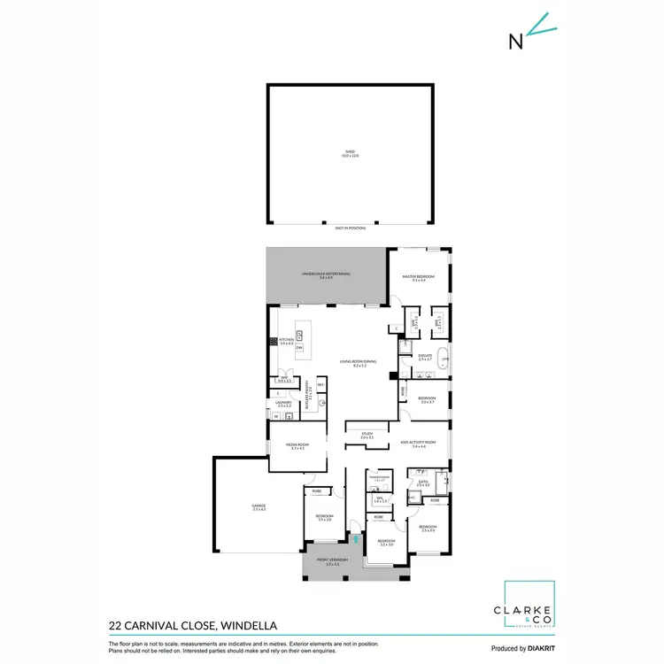 Floorplan of Homely house listing, 22 Carnival Close, Windella NSW 2320