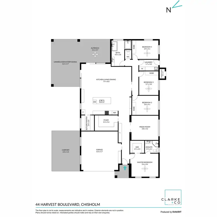 Floorplan of Homely house listing, 44 Harvest Boulevard, Chisholm NSW 2322