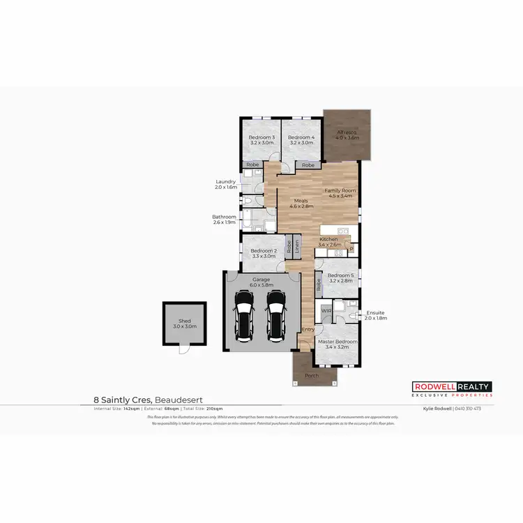 Floorplan of Homely house listing, 8 Saintly Crescent, Beaudesert QLD 4285