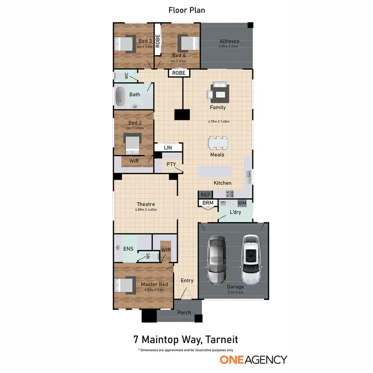 Floorplan of Homely house listing, 7 Maintop Way, Tarneit VIC 3029