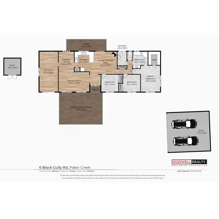 Floorplan of Homely house listing, 6 Black Gully Road, Palen Creek QLD 4287