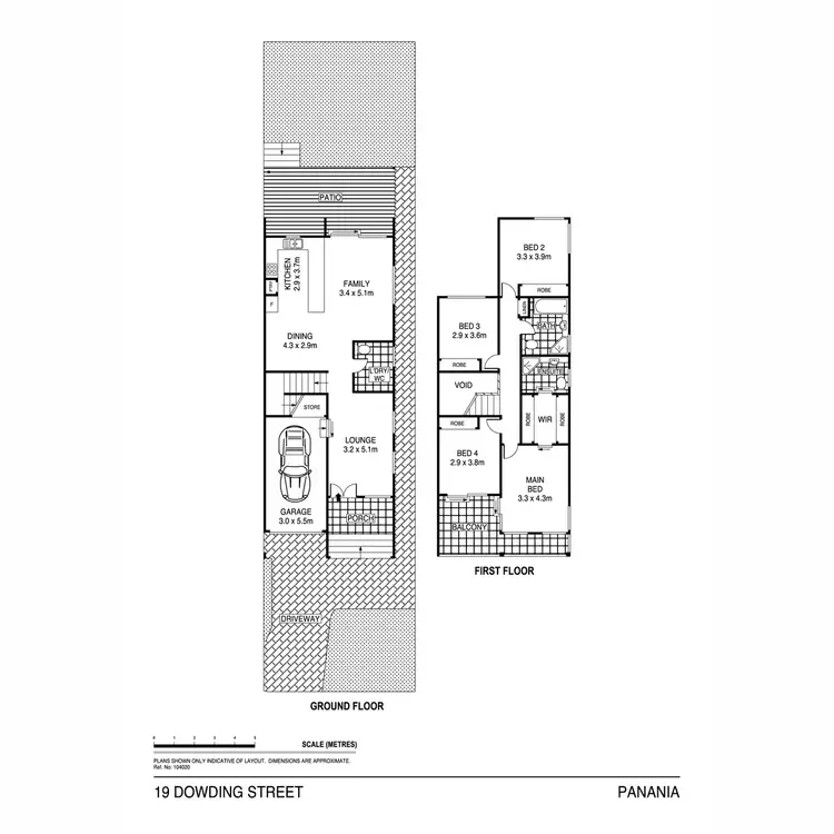 Floorplan of Homely house listing, 19 Dowding Street, Panania NSW 2213