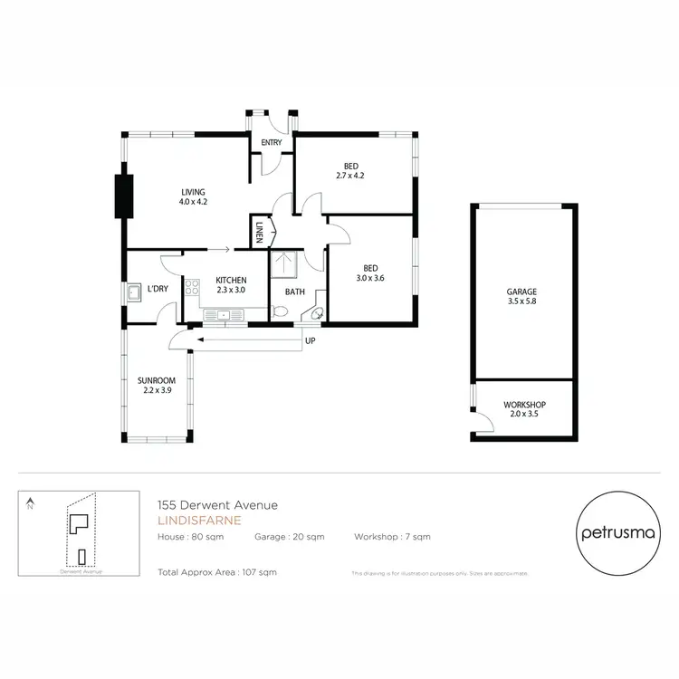 Floorplan of Homely house listing, 155 Derwent Avenue, Lindisfarne TAS 7015