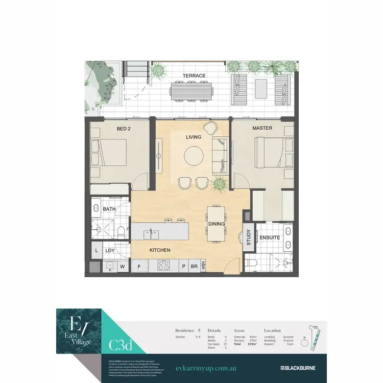 Floorplan of Homely apartment listing, 9/200 Karrinyup Road, Karrinyup WA 6018